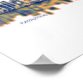 Kaohsiung City Skyline Poster (Ecke)