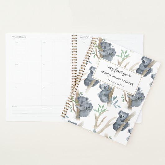 Kaolas Planner für personalisiertes Baby im ersten Planer (Anzeige)