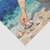 "Kaori of Tides" - Ein Ozeanportrait Seidenpapier (Detail)