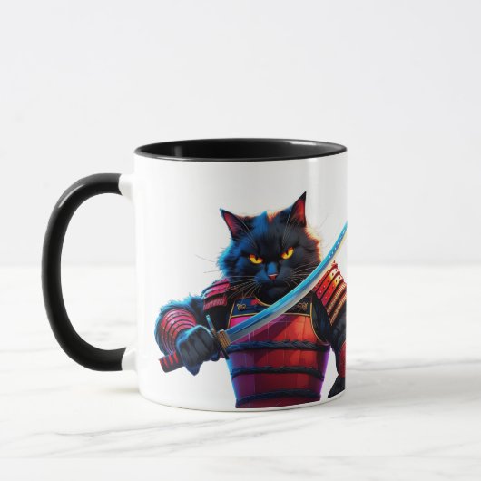 Kaoru el Gato Samurái – Felino Épico con Katana Tasse (Links)