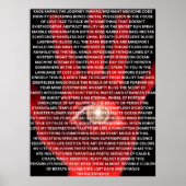 KAOS KARMA original poem poster (Vorne)