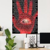 KAOS KARMA original poem poster (Heimbüro)