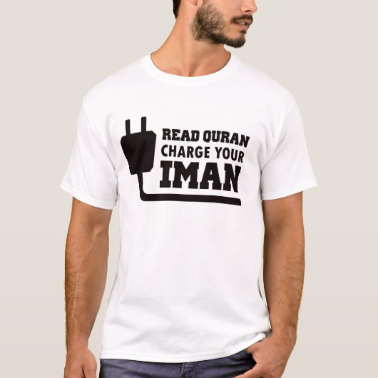 kaos Moslems, laden Ihr iman auf T-Shirt (Vorderseite)