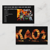 kaos Visitenkarten Visitenkarte (Vorne/Hinten)