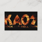 kaos Visitenkarten Visitenkarte (Rückseite)