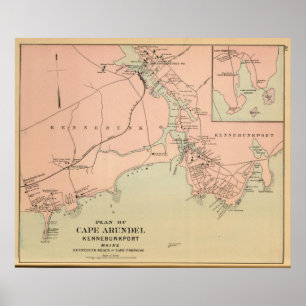 Kap Arundel, Kennebunkport, Maine Poster