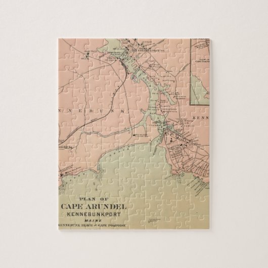 Kap Arundel, Kennebunkport, Maine Puzzle (Vertikal)