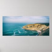Kap auf atlantischer Landschaft Poster (Vorne)