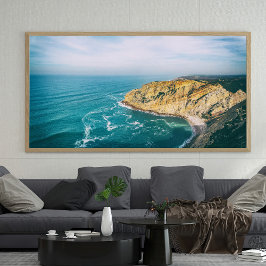 Kap auf atlantischer Landschaft Poster