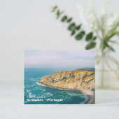 Kap auf atlantischer Landschaft Postkarte (Stehend Vorderseite)