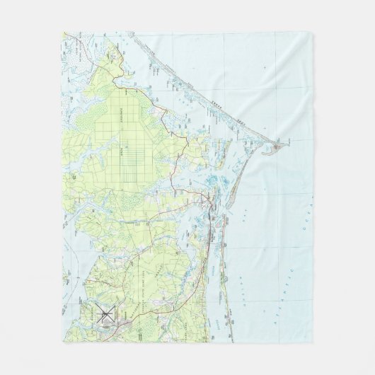 Kap-Ausblick-nationale Küste u. Morehead Fleecedecke (Vorderseite)