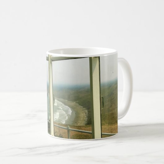 Kap Blanco Leuchtturm, Oregon Küste Kaffeetasse (VorderseiteRechts)