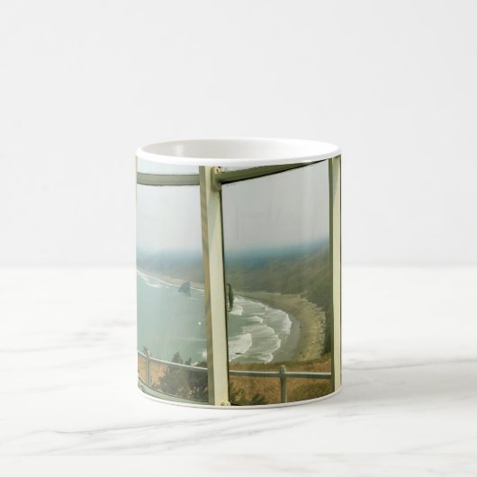 Kap Blanco Leuchtturm, Oregon Küste Kaffeetasse (Mittel)