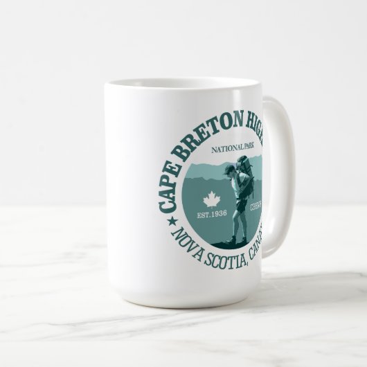 Kap Breton Highlands Kaffeetasse (VorderseiteRechts)