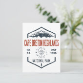 Kap Breton Highlands National Park Kanada Postkarte (Stehend Vorderseite)