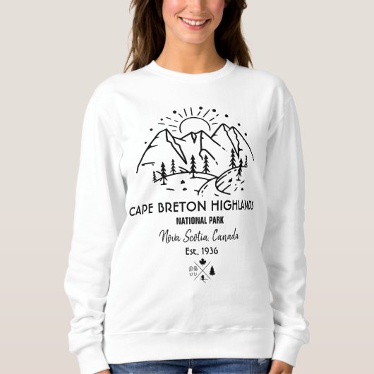 Kap Breton Highlands National Park Kanada Sweatshirt (Vorderseite)