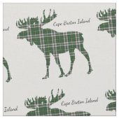 Kap-Breton-Insel-Elchtartan-Stoff Stoff (Nahaufnahme)