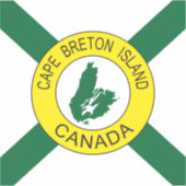 Kap-Breton-Insel-Flagge (inoffiziell), Nova Scotia Aufkleber (Vorderseite)