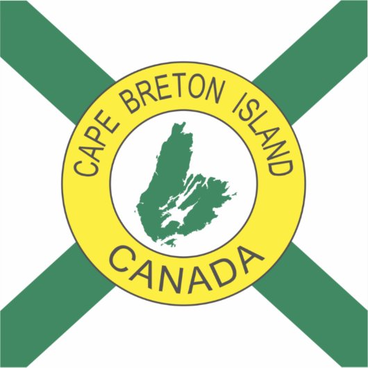 Kap-Breton-Insel-Flagge (inoffiziell), Nova Scotia Aufkleber (Vorderseite)