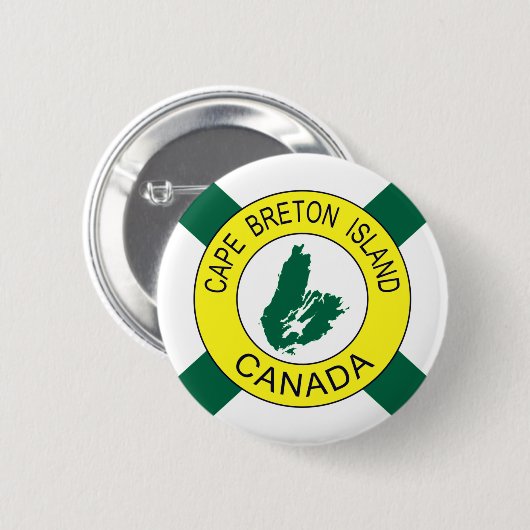 Kap-Breton-Insel-Flagge (inoffiziell), Nova Scotia Button (Vorne & Hinten)
