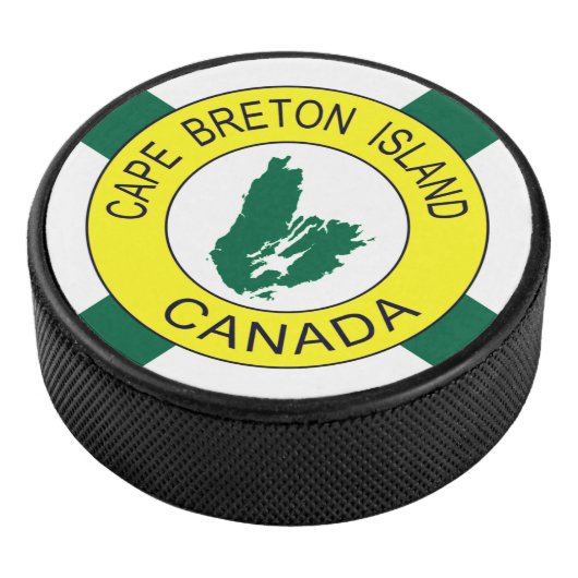 Kap-Breton-Insel-Flagge (inoffiziell), Nova Scotia Eishockey Puck (3/4)