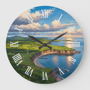 Kap-Breton-Insel Kanada Große Wanduhr