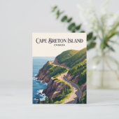 Kap-Breton-Insel Kanada Postkarte (Stehend Vorderseite)