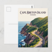 Kap-Breton-Insel Kanada Postkarte (Vorne/Hinten)