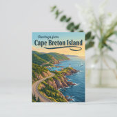 Kap-Breton-Insel Kanada Postkarte (Stehend Vorderseite)