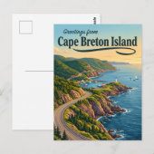 Kap-Breton-Insel Kanada Postkarte (Vorne/Hinten)