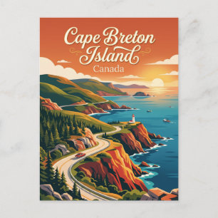 Kap-Breton-Insel Kanada Postkarte