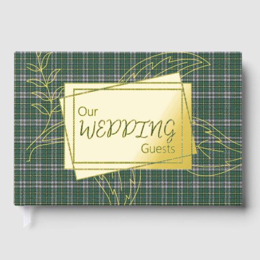 Kap Breton Island Provincial Tartan Gästebuch (Vorderseite)