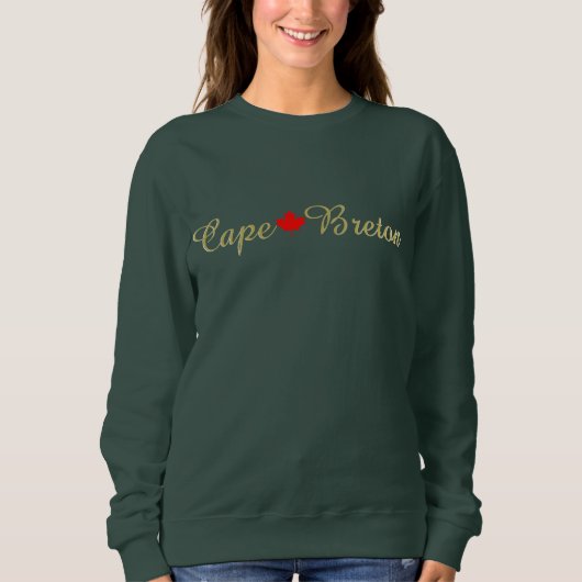 Kap Breton Nova Scotia Halifax Customizing Kanada Sweatshirt (Vorderseite)