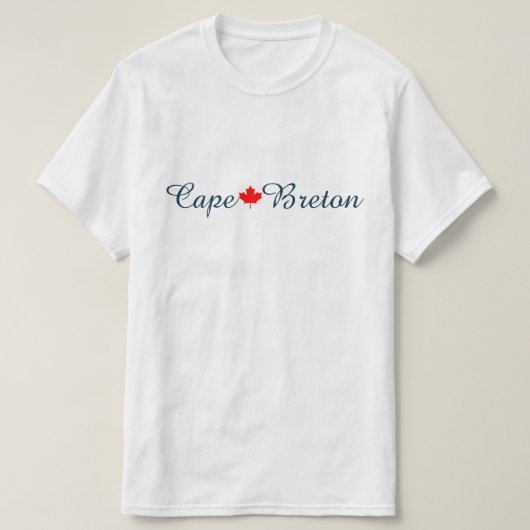 Kap Breton Nova Scotia Halifax Customizing Kanada T-Shirt (Design vorne)