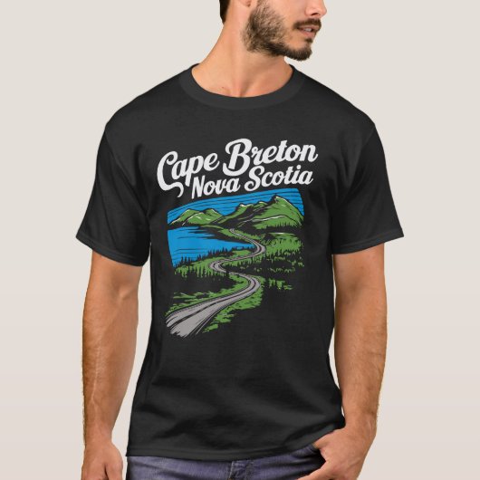 Kap Breton Nova Scotia. Kanada T-Shirt (Vorderseite)