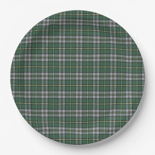 Kap Breton Provincial Tartan Pappteller (Vorderseite)