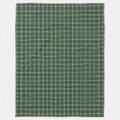Kap Breton Tartan Custom green Kariert Fleecedecke (Vorderseite)