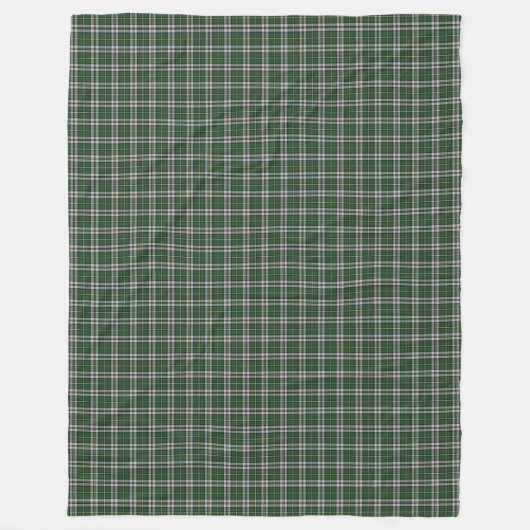 Kap Breton Tartan Custom green Kariert Fleecedecke (Vorderseite)