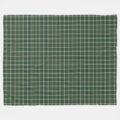 Kap Breton Tartan Custom green Kariert Fleecedecke (Vorderseite (Horizontal))