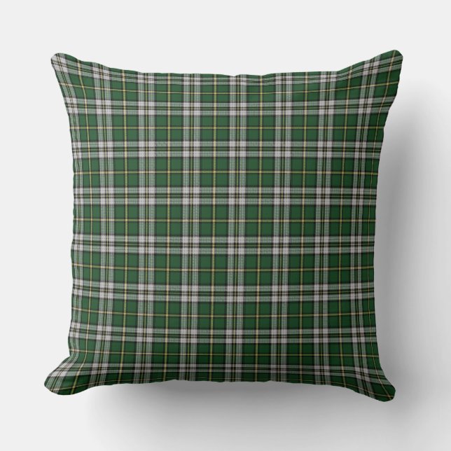 Kap Breton Tartan Custom green Kariert Kissen (Vorderseite)