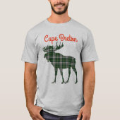 Kap-Breton-Tartan-Elch niedliches Shirt (Vorderseite)