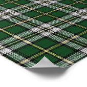 Kap-Breton-Tartan kariert Poster (Ecke)