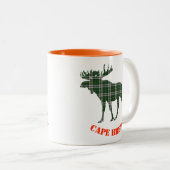 Kap bretonische Tartanelch-Kaffeetasse Zweifarbige Tasse (VorderseiteRechts)