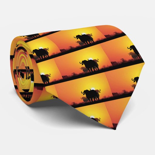 Kap-Büffel Krawatte (Gerollt)