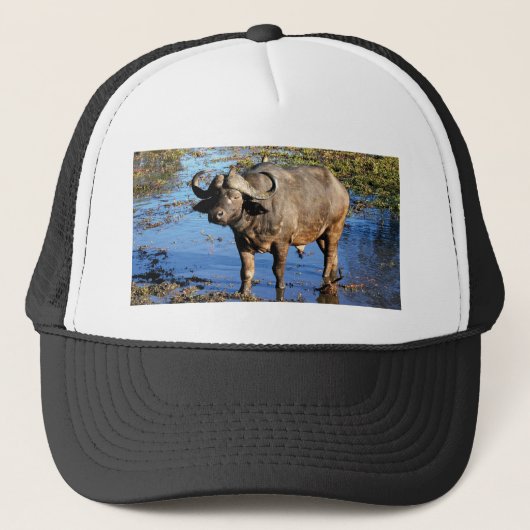 Kap-Büffelsafarihüte u. -kappen Truckerkappe (Vorderseite)