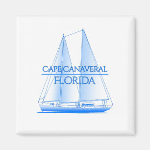 Kap Canaveral Küste Nautical Segelschiff Segler Magnet