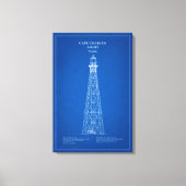 Kap Charles Lighthouse - Virginia - AD Leinwanddruck (Vorderseite)