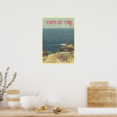 Kap der Feuer Strand Küste Jijel, Algerien Poster (Küche)