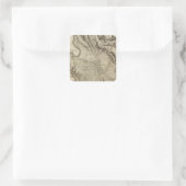 Kap der guten Hoffnung 2 Quadratischer Aufkleber (Tasche)