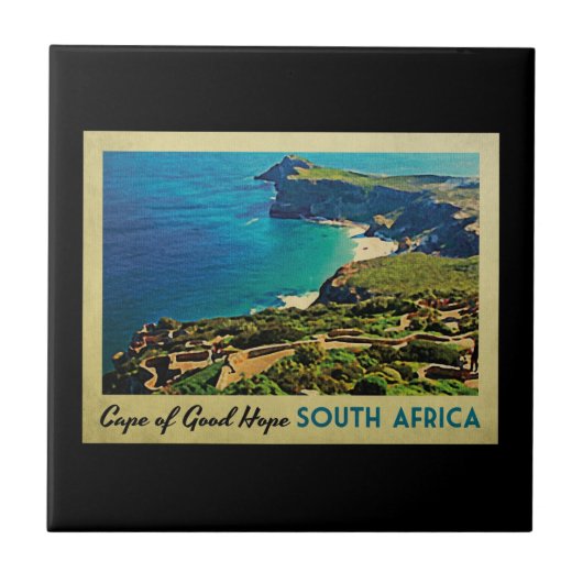 Kap der guten Hoffnung Südafrika Fliese (Vorderseite)
